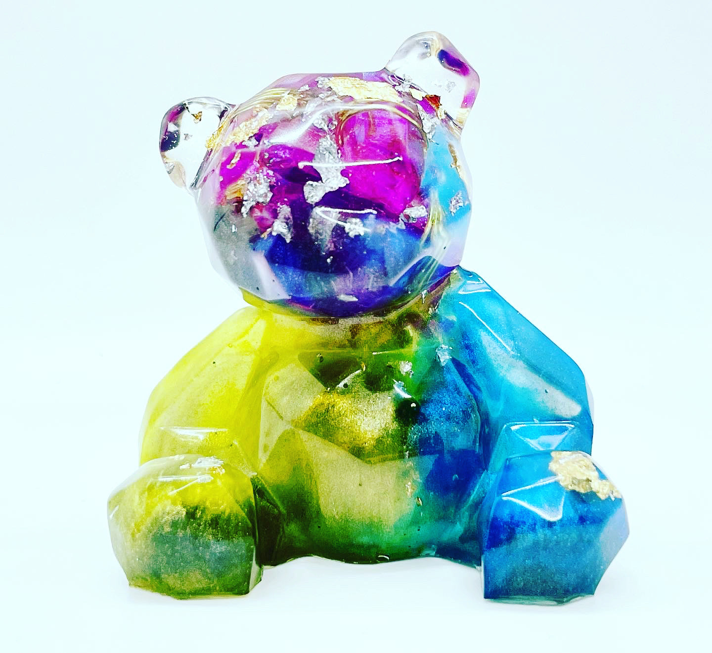 Rainbow Energy Bear (Amethyst Inside) (Free Shipping!)