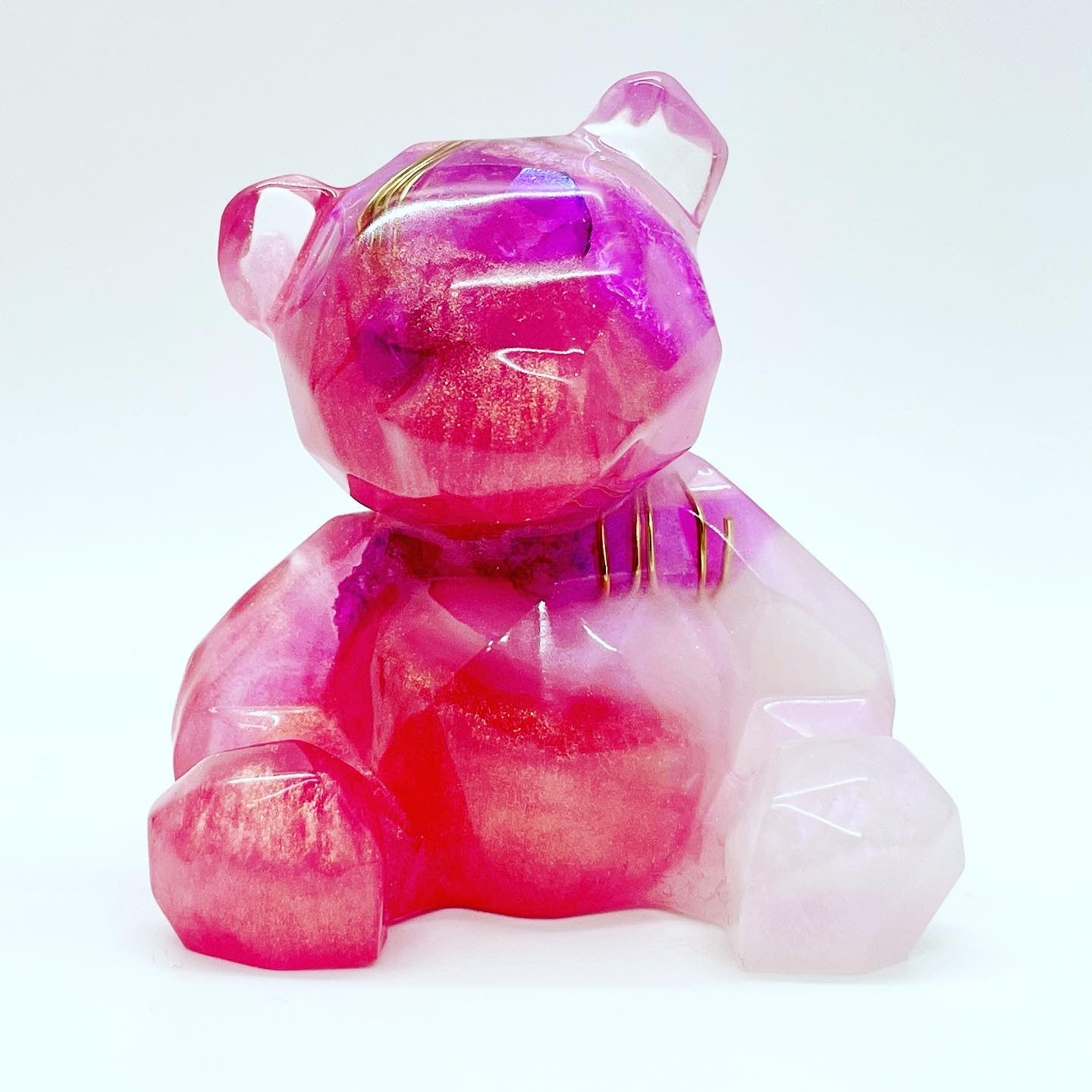 Reflective Energy Bear (Amethyst Inside!) (Free Shipping!)